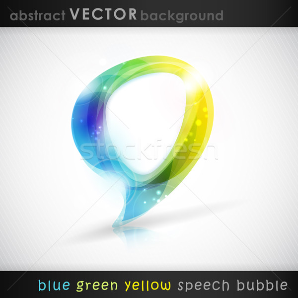 Vector speech bubble Stock photo © wenani