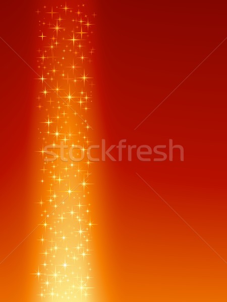 Czerwony pomarańczowy gwiazdki złoty streszczenie Zdjęcia stock © wenani