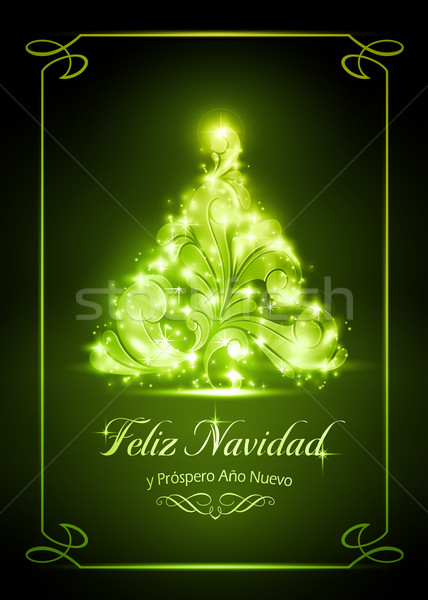 Christmas card, tarjeta de navidad Stock photo © wenani