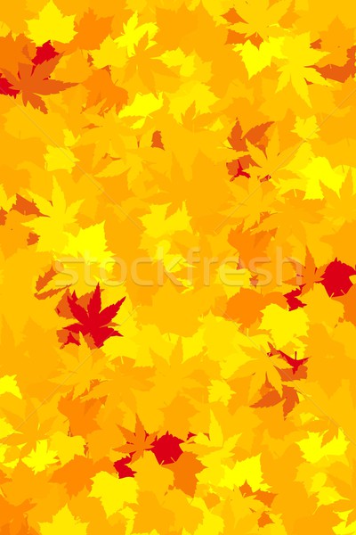 Vibrantly colored autumn leaves, vector wallpaper Stock photo © wenani