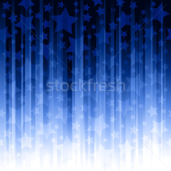 青 垂直 星 抽象的な 縞模様の ストックフォト © wenani