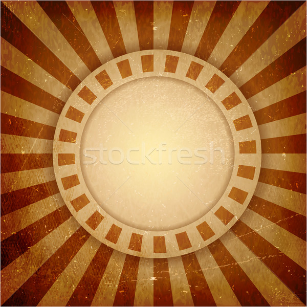 Brown grunge light rays background Stock photo © wenani