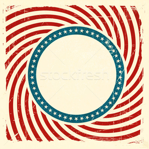 étoiles USA grunge vintage style [[stock_photo]] © wenani