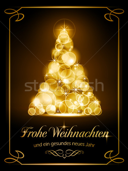 Christmas card, Weihnachtskarte Stock photo © wenani