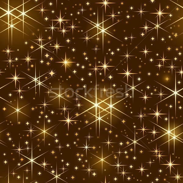 Seamless starry sky, christmas sparkle Stock photo © wenani