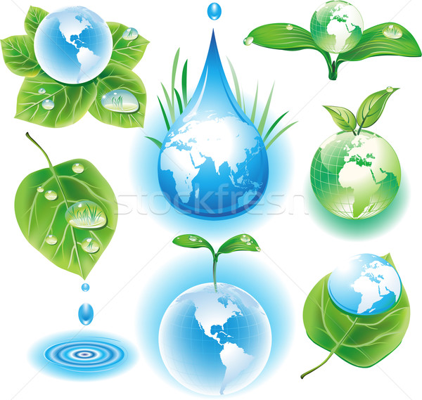 The concept of ecology symbols Stock photo © Wikki