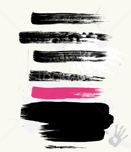 Grunge cepillo textura sello tinta digital Foto stock © Wikki