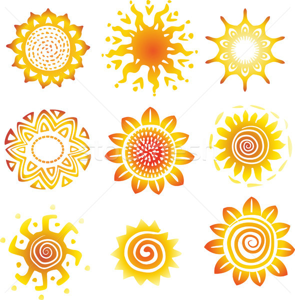Sun symbols Stock photo © Wikki