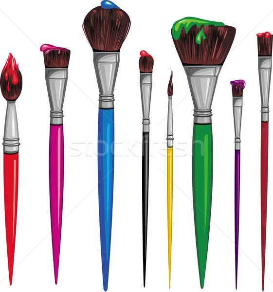 Different paintbrush Stock photo © Wikki