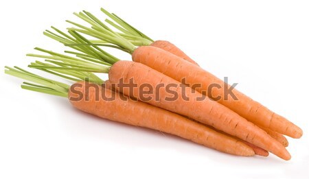 Zanahoria vegetales grupo blanco alimentos naturaleza Foto stock © Wikki