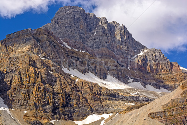 Stock photo: Shadows and Light on a Rocky Peak