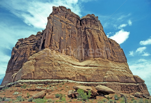 Orgel park Utah woestijn Rood land Stockfoto © wildnerdpix