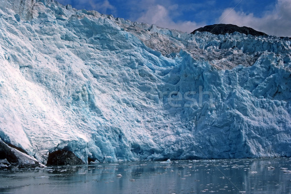 Blue Ice on The Ocean Stock photo © wildnerdpix