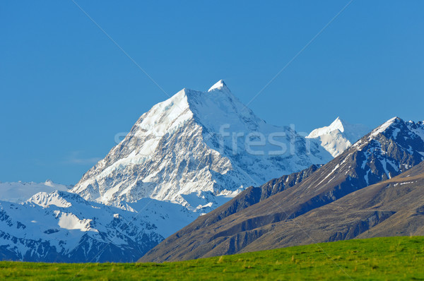 Jagged Peak against a Blue Sky Stock photo © wildnerdpix
