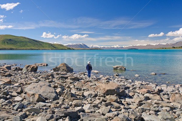 Enjoying the Southern Alps in Spring Stock photo © wildnerdpix