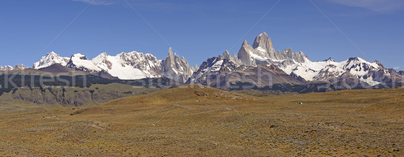Patagonian Mountain Panorama Stock photo © wildnerdpix