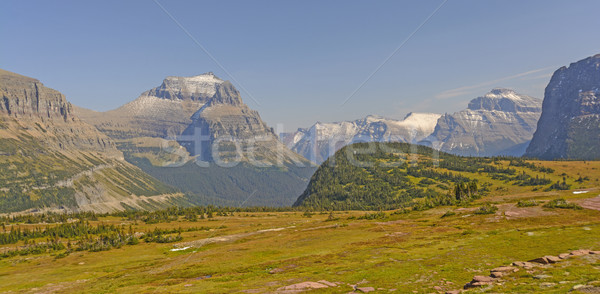 Mountain Peaks from a High Pass Stock photo © wildnerdpix