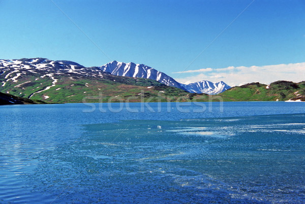 Lost Lake in the Kenai Mountains Stock photo © wildnerdpix