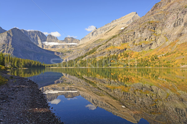 Fall Reflections on an Alpine Lake Stock photo © wildnerdpix