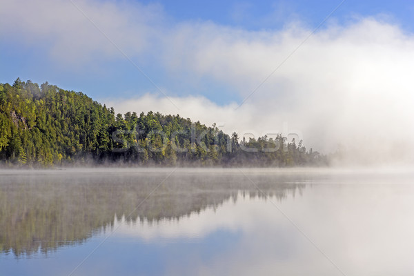 Fog and Reflections in Canoe Country Stock photo © wildnerdpix