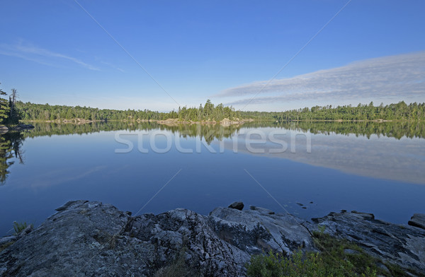Morning Panorama in Canada Stock photo © wildnerdpix