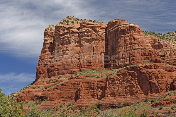 Red Rock Monolith in the Desert Stock photo © wildnerdpix