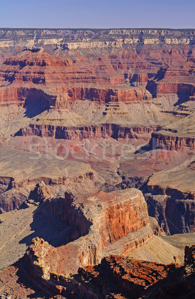 Dramatyczny kolory geologia zachód Grand Canyon widoku Zdjęcia stock © wildnerdpix
