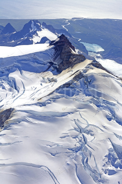 Stock photo: Jagged Peaks and Ice