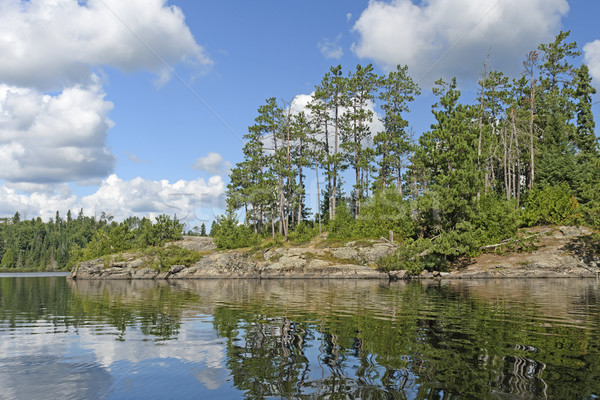 Stock photo: Sunny Day on a North Woods Island