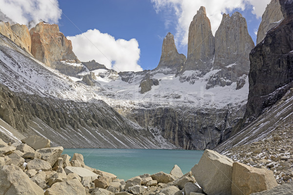 Raide au-dessus alpine lac parc nature [[stock_photo]] © wildnerdpix