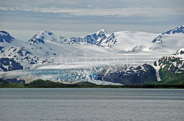 Ice, Clouds, and Ocean in Alaska Stock photo © wildnerdpix