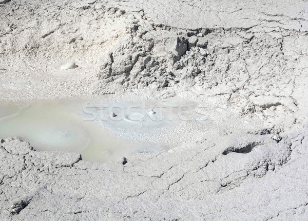 泥 泡 塗料 ポット 公園 ワイオミング州 ストックフォト © wildnerdpix