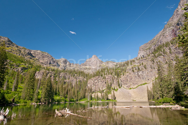 Summer on an alpine lake Stock photo © wildnerdpix