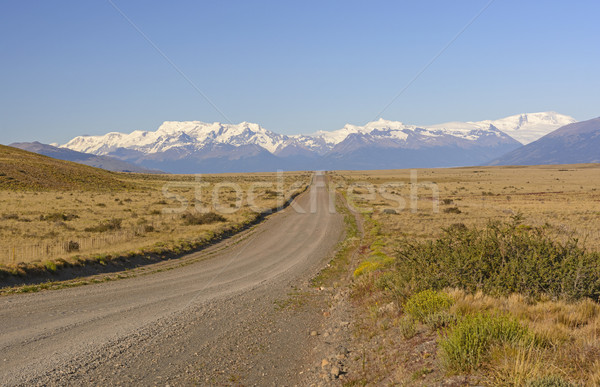 Rural estrada montanhas aventura remoto Foto stock © wildnerdpix