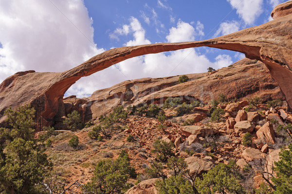 Sandstone Arch Reaching Across the Sky Stock photo © wildnerdpix