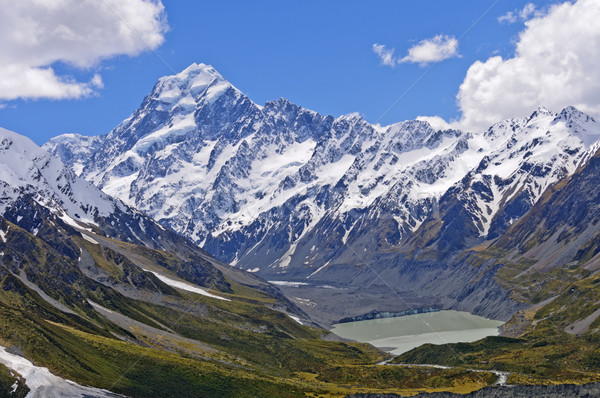 Dramatic Peak above a Glacial Valley Stock photo © wildnerdpix