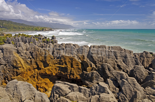 Eroded Ocean Rocks on the Coast Stock photo © wildnerdpix