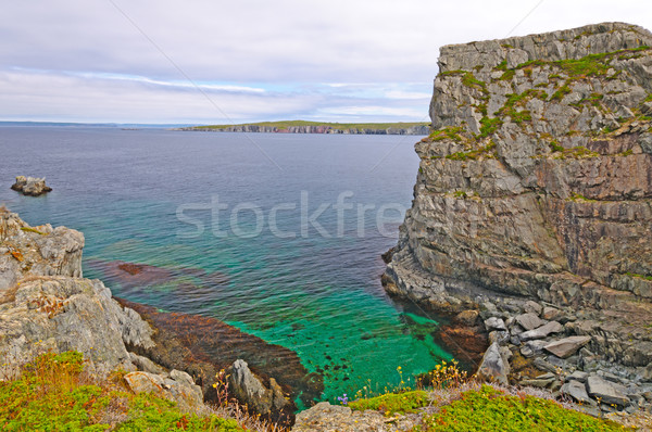 Secluded Bay on the Ocean Coast Stock photo © wildnerdpix
