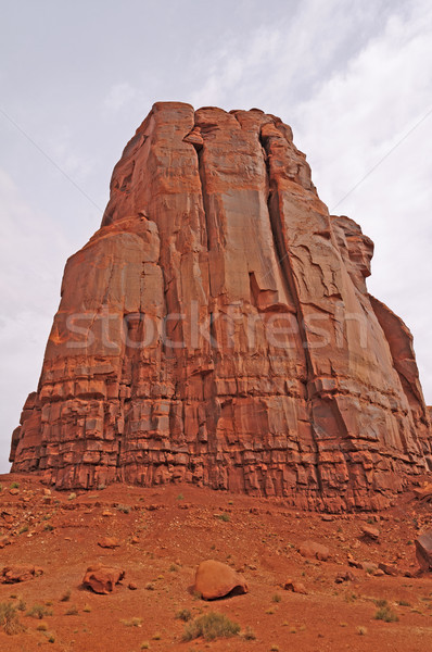 Sandstone Monolith against the sky Stock photo © wildnerdpix