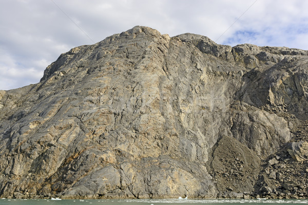 Rock gletsjer Alaska berg oceaan Stockfoto © wildnerdpix