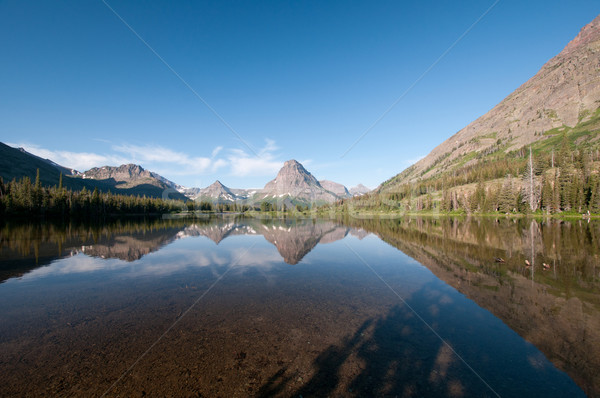 Morning on an Alpine Lake Stock photo © wildnerdpix