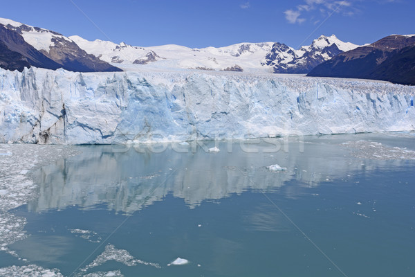 Calm Waters Below a Glacial Face Stock photo © wildnerdpix