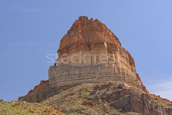 Stock photo: Colorful Butte in a Desert Landscape