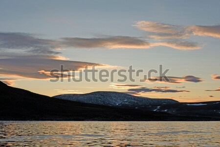 Twilight Clouds in the High Arctic Stock photo © wildnerdpix