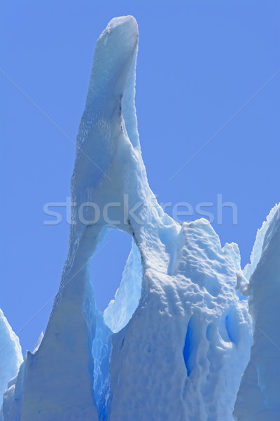 Spike of Blue Ice into the Sky Stock photo © wildnerdpix