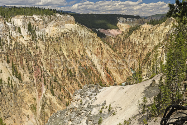 Stock fotó: Színes · kanyon · nyugat · park · Wyoming · természet