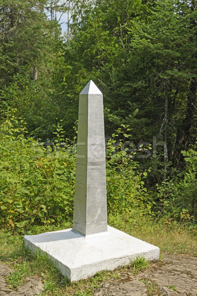 Stock photo: Trail Marker on the Monument Portage