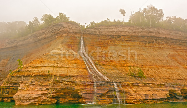 Waterfall in the Fog Stock photo © wildnerdpix