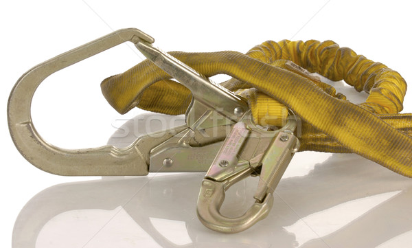  industrial safety harness equipment with reflection on white background  Stock photo © willeecole