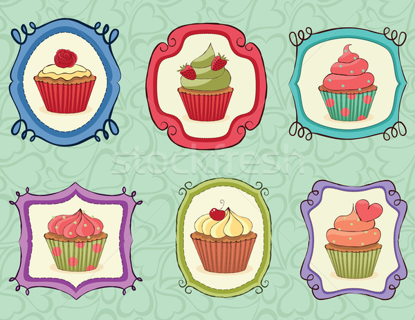 Yummy Cupcakes! Stock photo © wingedcats